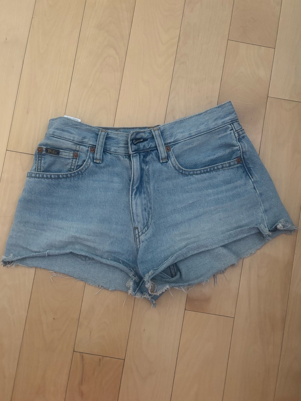 Polo by Ralph Lauren Light Wash Denim Cutoff Shorts